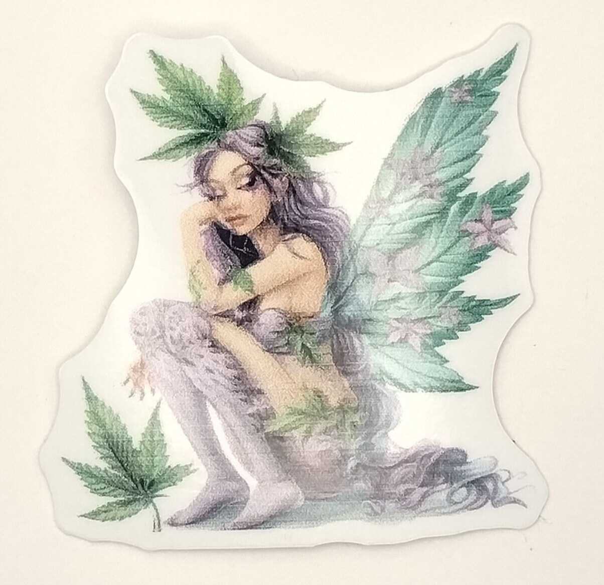 Stoner Fairy Vinyl Decal Sticker Weatherproof 420 Weed Sticker Stoner Gift Fairy
