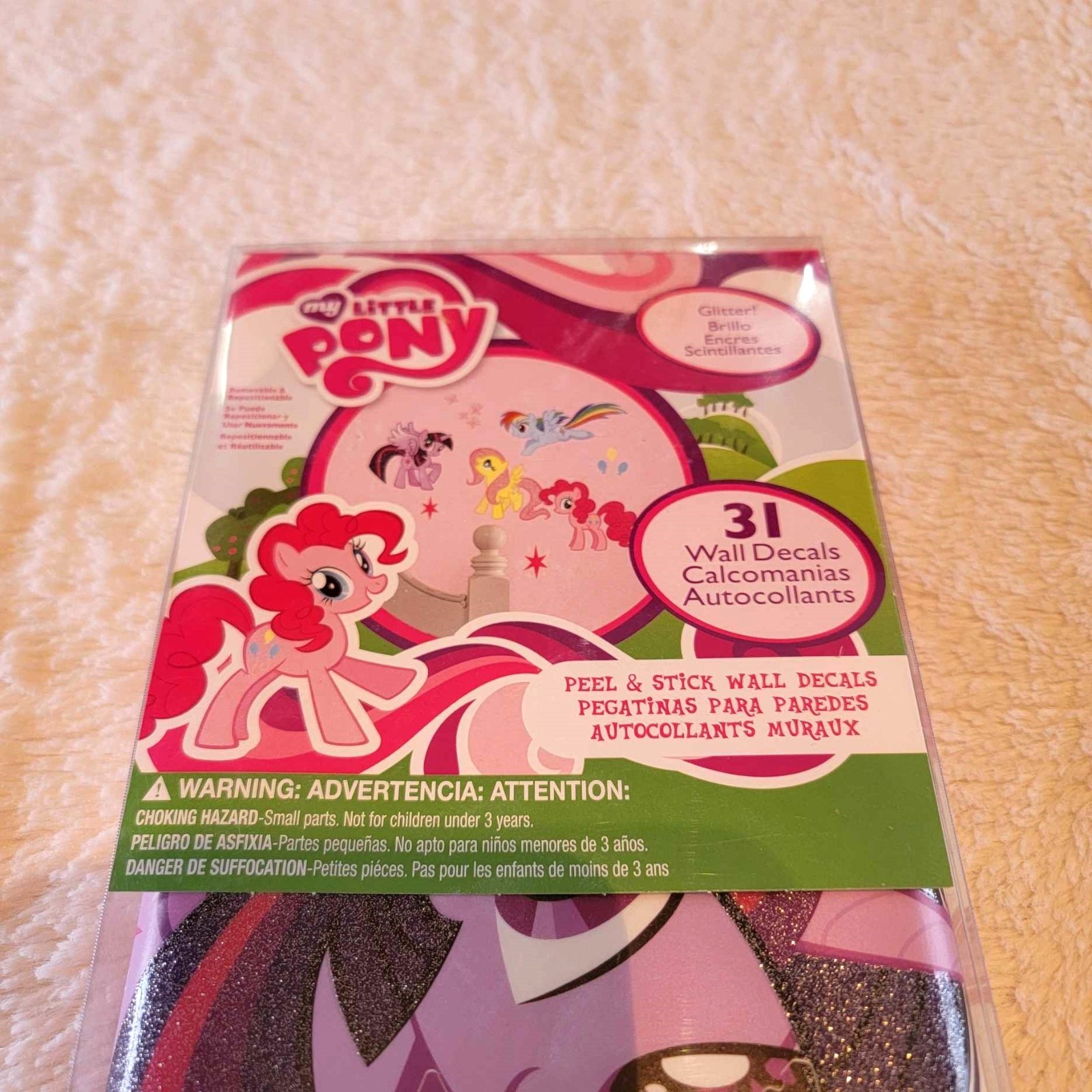 My Little Pony Wall Decals Peel & Stick 31 Pieces