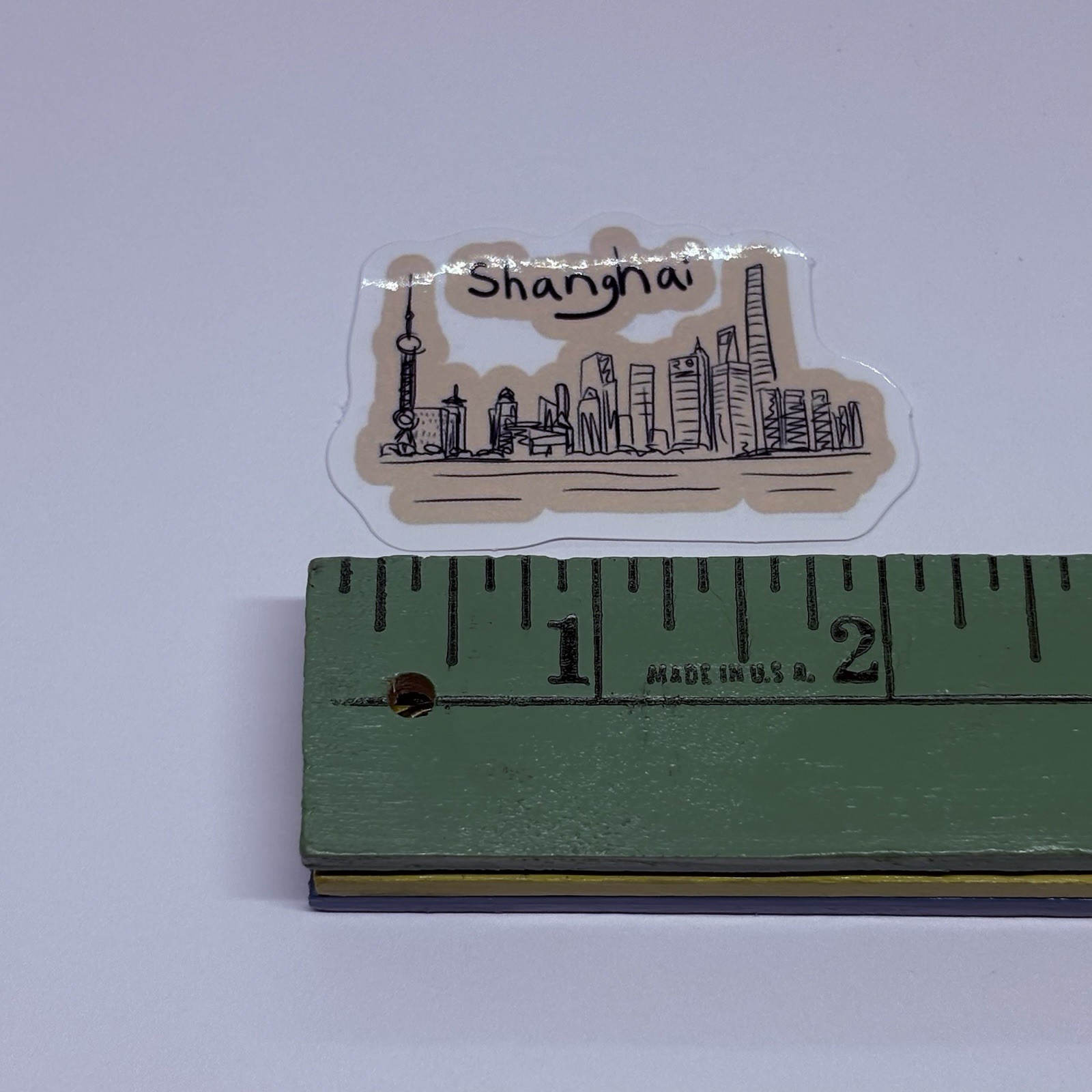 Shanghai City Sticker Landscape Travel Art Decal Vinyl Country Souvenir Tc9