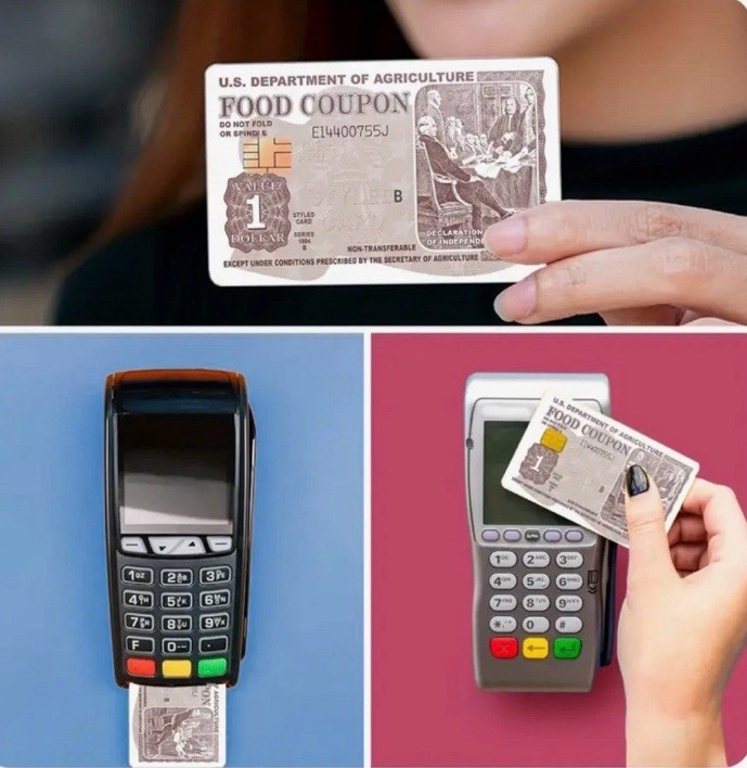 Food Stamps Welfare USDA Funny Skin Credit Debit Card Sticker Cover