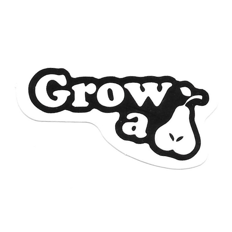 Grow A Pear Vinyl Sticker Funny Fruit Sarcastic Die Cut Journal Laptop Planner