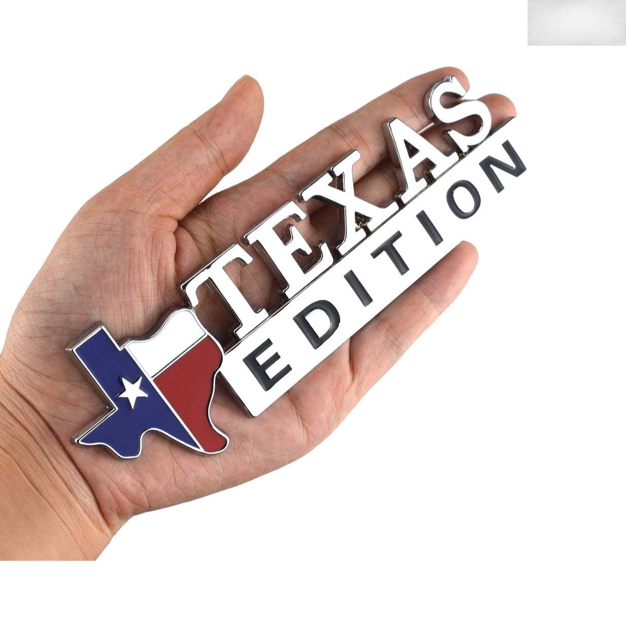 6.5" Weather-Proof Texas Star Flag Emblem Car Sticker – Easy Installation