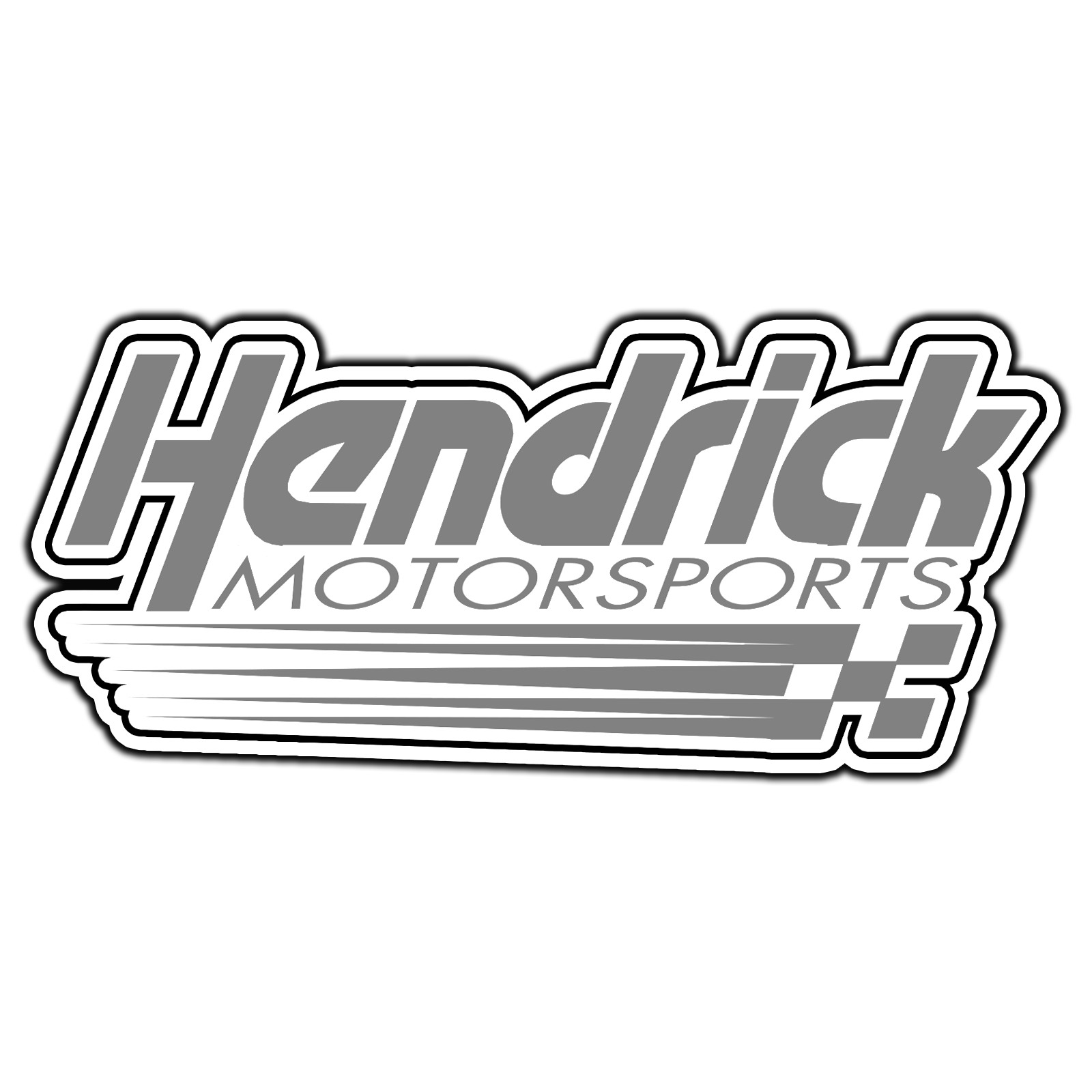 Hendrick Motorsports Gray Logo #3 Sticker Waterproof Vinyl Decal Die-Cut Car