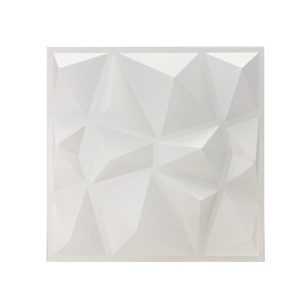 12Pcs 3D Effect Wall Decor 3D Tile Brick Wall DIY Wallpaper Home Decor 11.8"