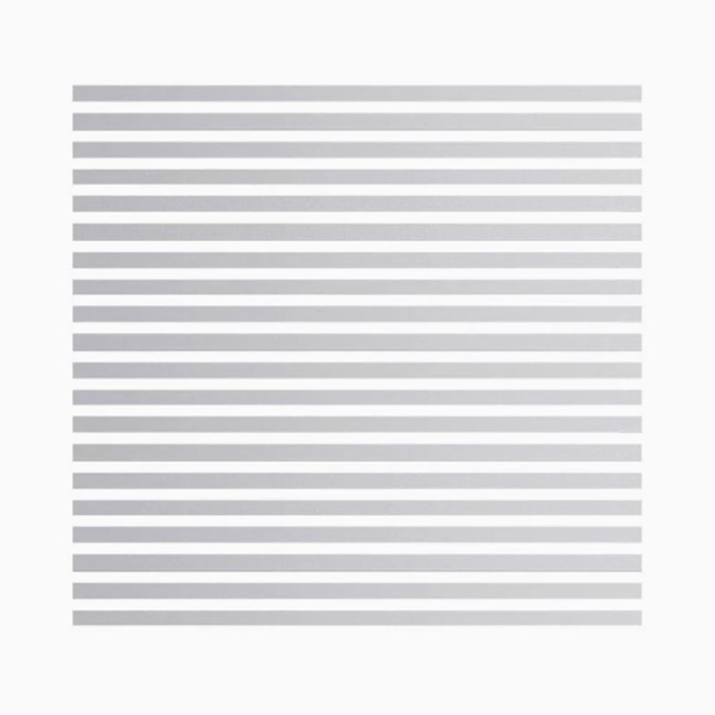 Frosted Stripe Window Cover Static Cling Reusable Waterproof PVC Material
