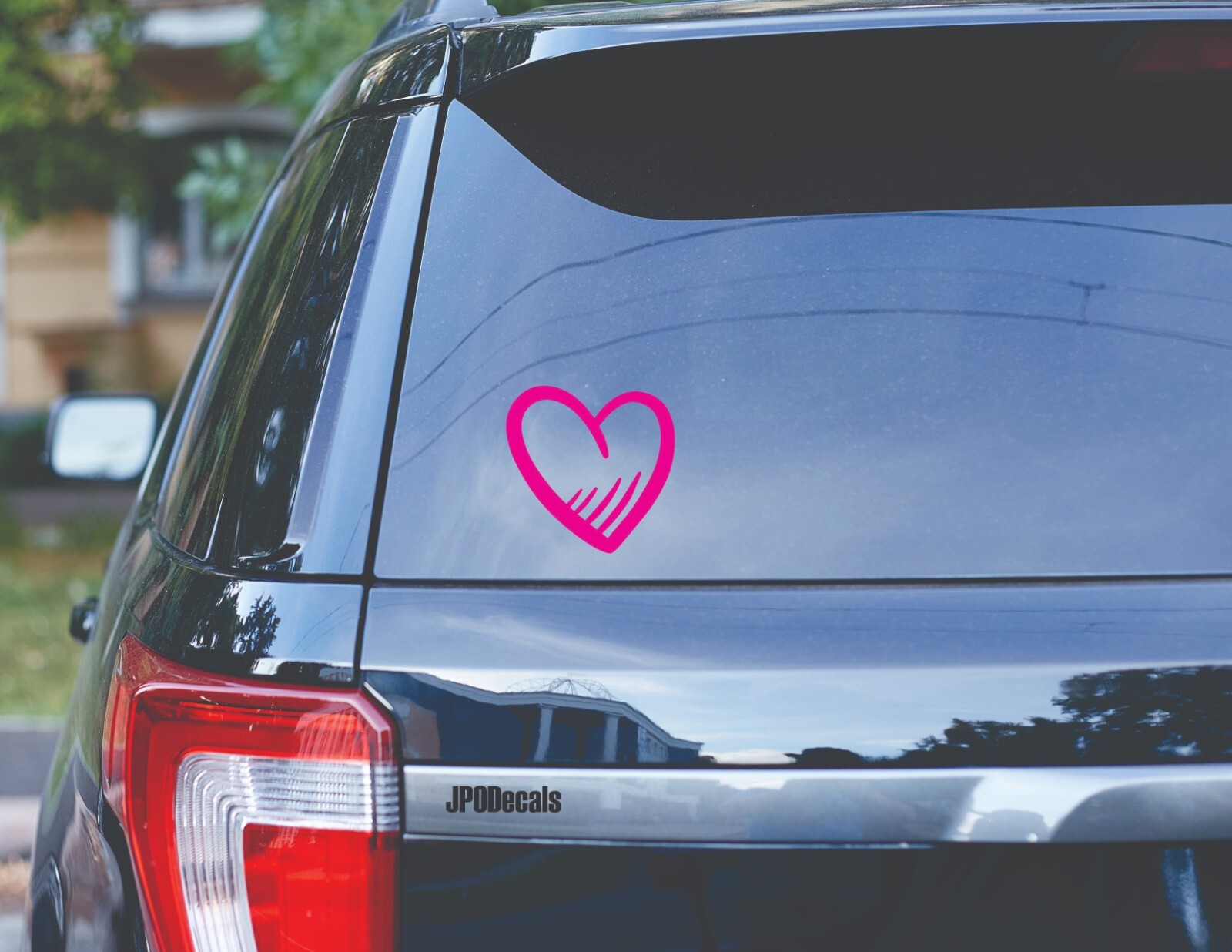 Heart Decal – Hand Drawn Style #2 Die Cut Vinyl Decal Graphic Transfer Sticker