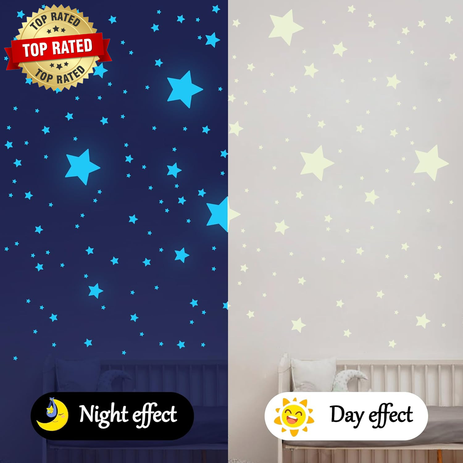 421Pcs Glow in the Dark Stars Ceiling Stars Glow in Dark Space Planet Universe G