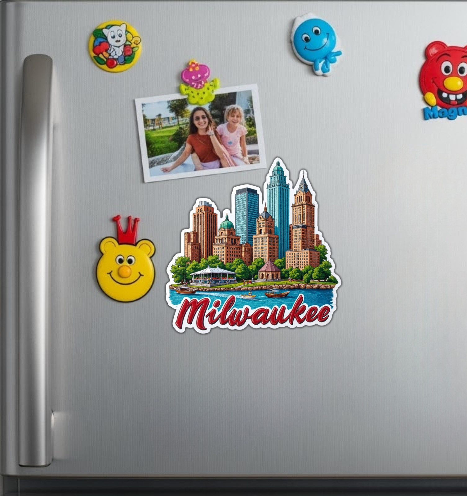 Milwaukee Fridge Magnet or Laptop Sticker