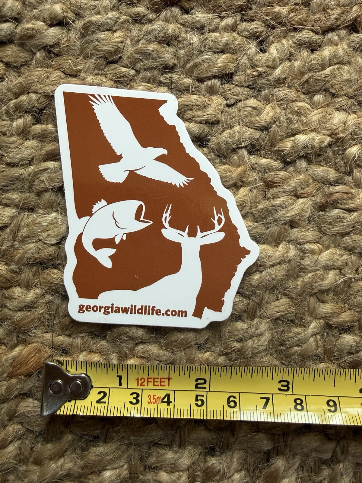 Georgia Wildlife Camo Sticker Waterproof Decal State Hunting Outdoor