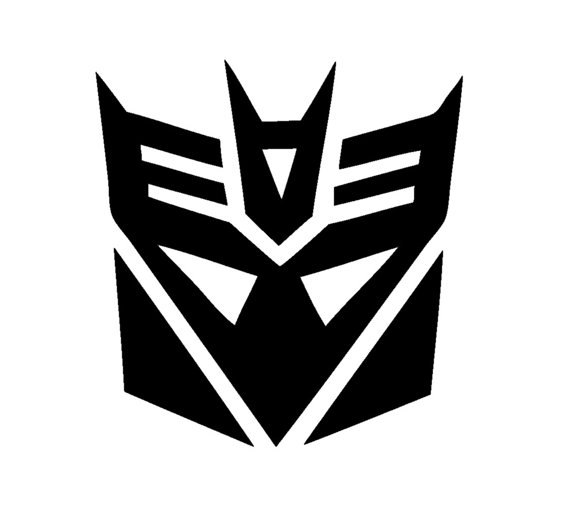 Vinyl Decal Car Truck Sticker Wall Nintendo Transformers – Decepticon Symbol