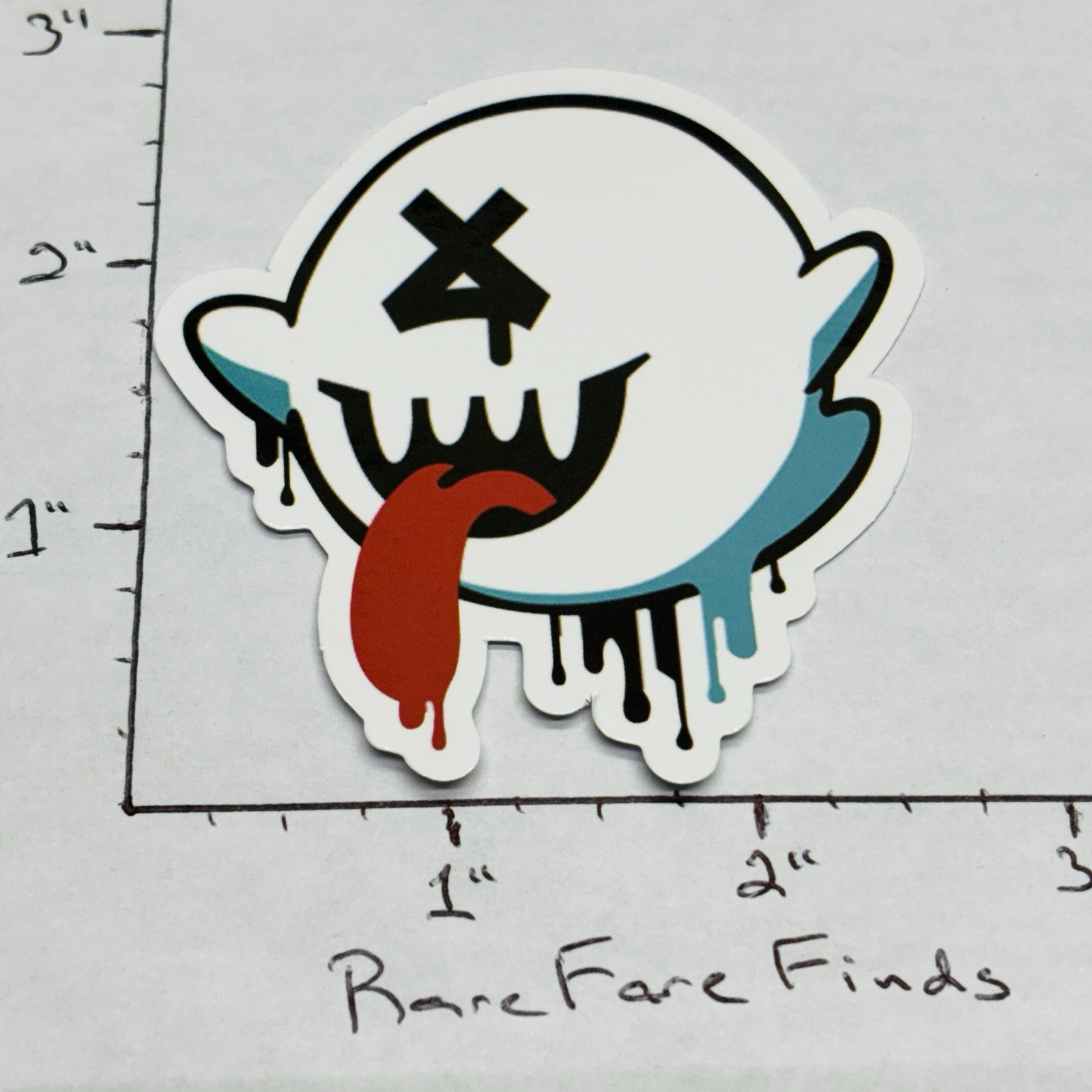 NEW‼ Super Mario Bros. Melting BOO Ghost Humor Vinyl Decal Sticker •w/ Tracking‼