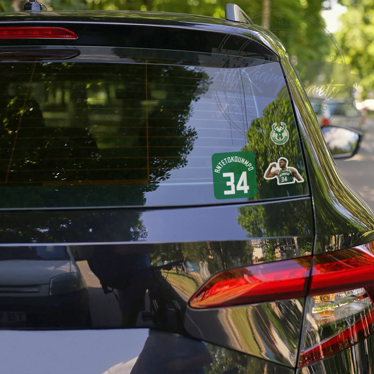 Milwaukee Bucks NBA Basketball # 34 Giannis Antetokounmpo A4 Printed Vinyl Decal