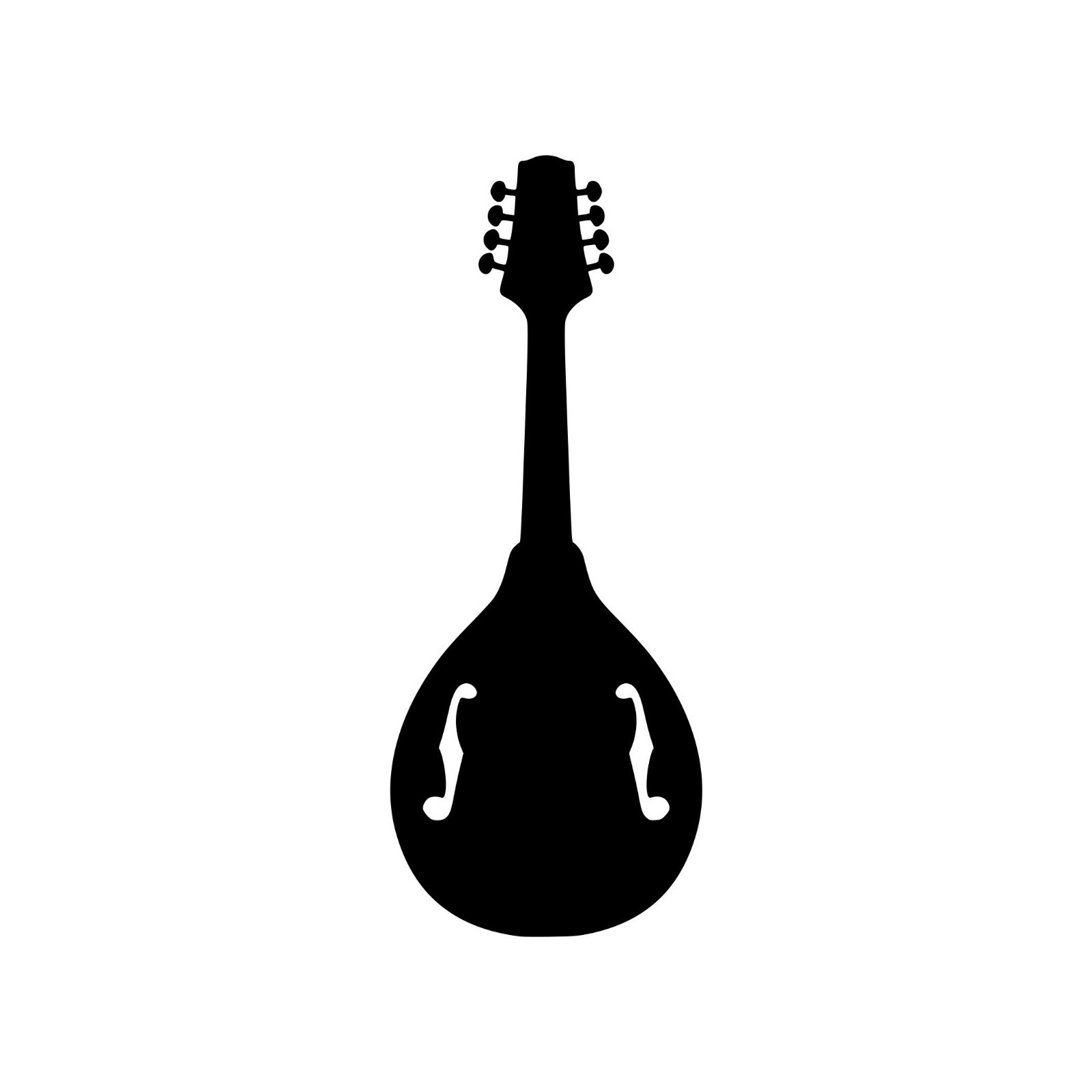 MANDOLIN Vinyl Decal Sticker – Bluegrass – Picking – Instrument Guitar