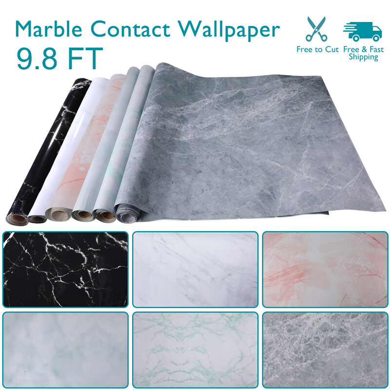 Marble Contact Paper Self Adhesive Peel & Stick Wallpaper PVC Kitchen Countertop