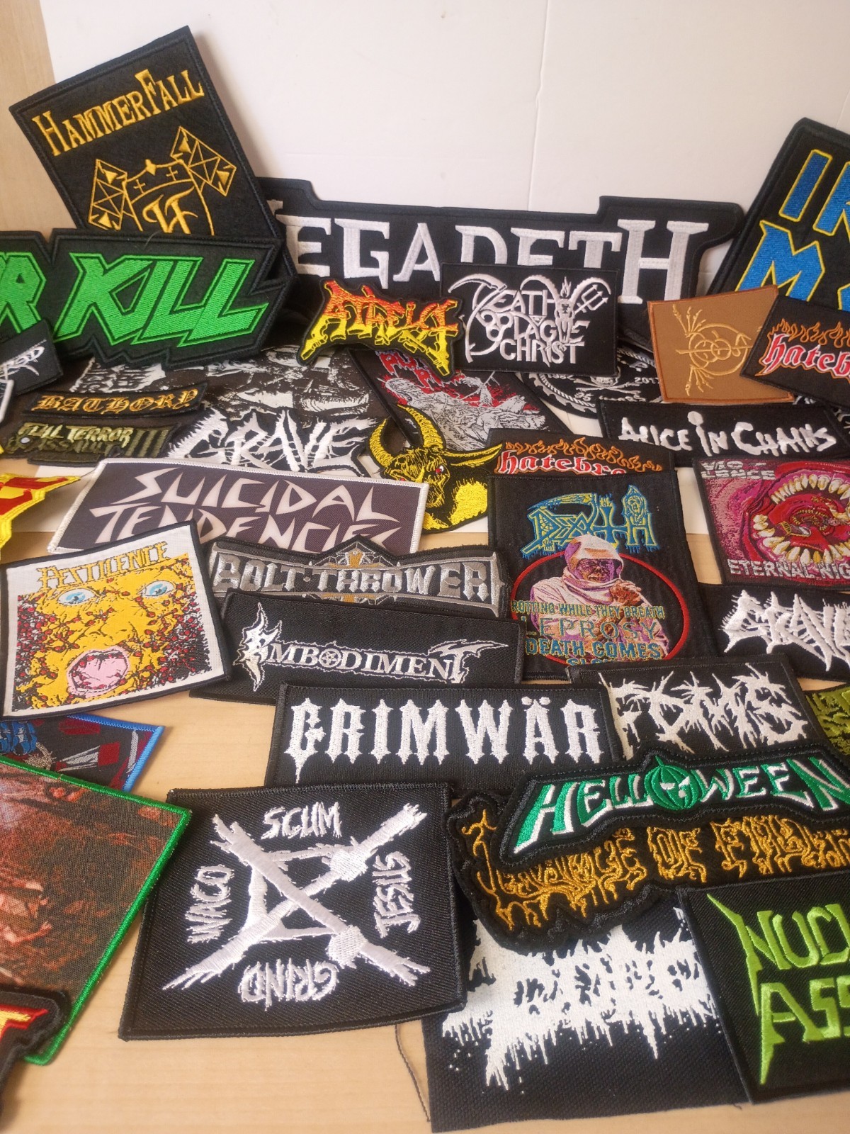 78 Death Metal Iron On Patches Lot Sale