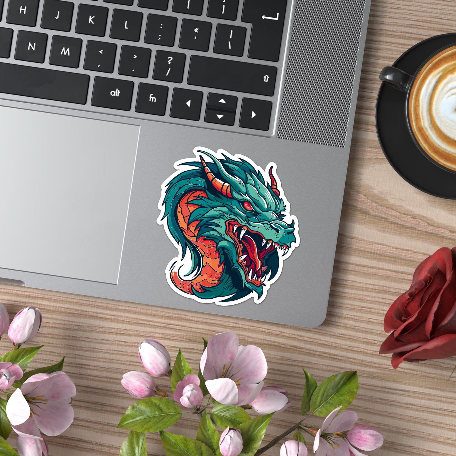 Dragon Head – Vinyl Decal Sticker – Car Window Laptop – ebn12082