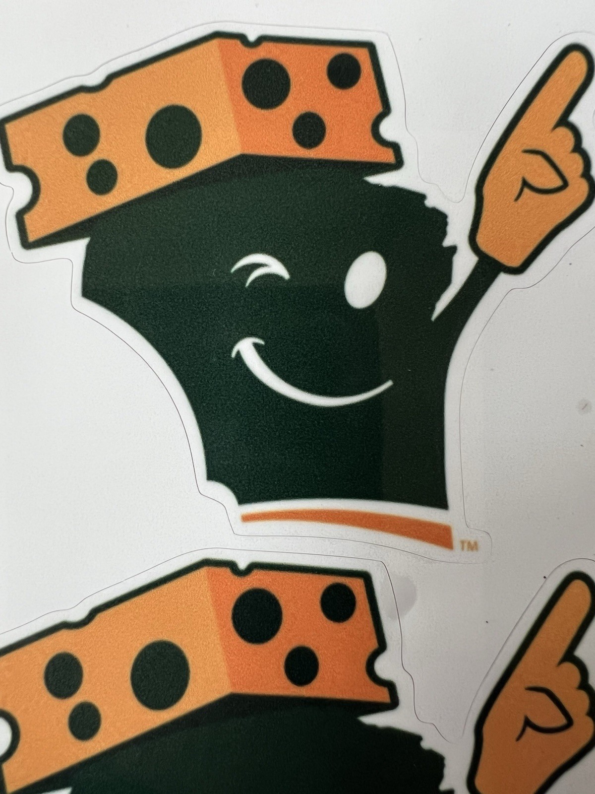Green Bay Packers Cheesehead Decals (2)