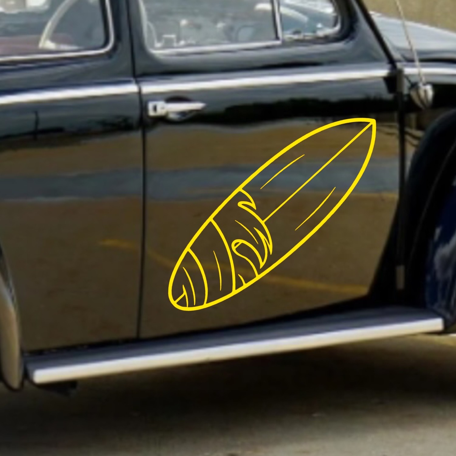 Surfboard Vinyl Decal for cars Windows Laptops Any Smooth Surface design #23