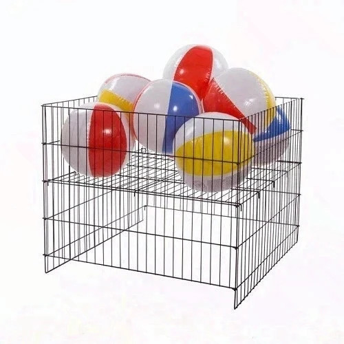 Econoco GTCECB 36" Square Economy Dump Bin Black Wire Retail Display Basket