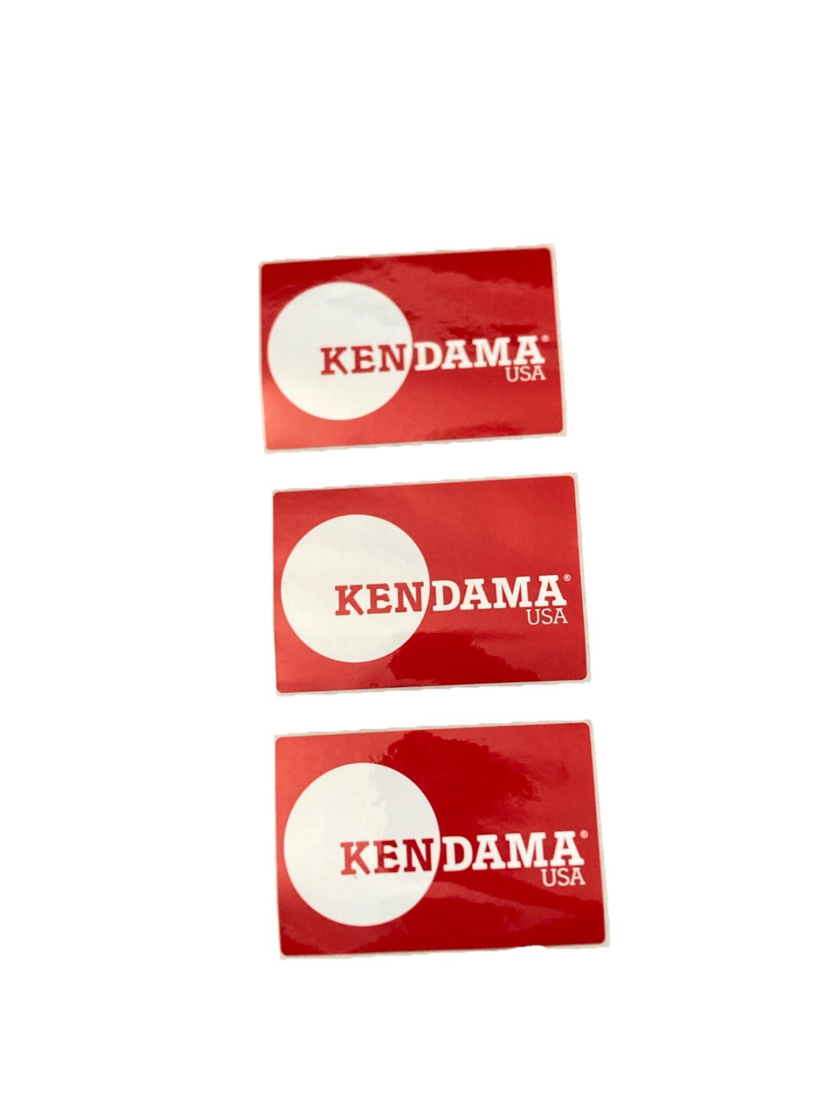 Kendama USA Red With White Stickers—9 Total—About 6” X 4” *See Description*