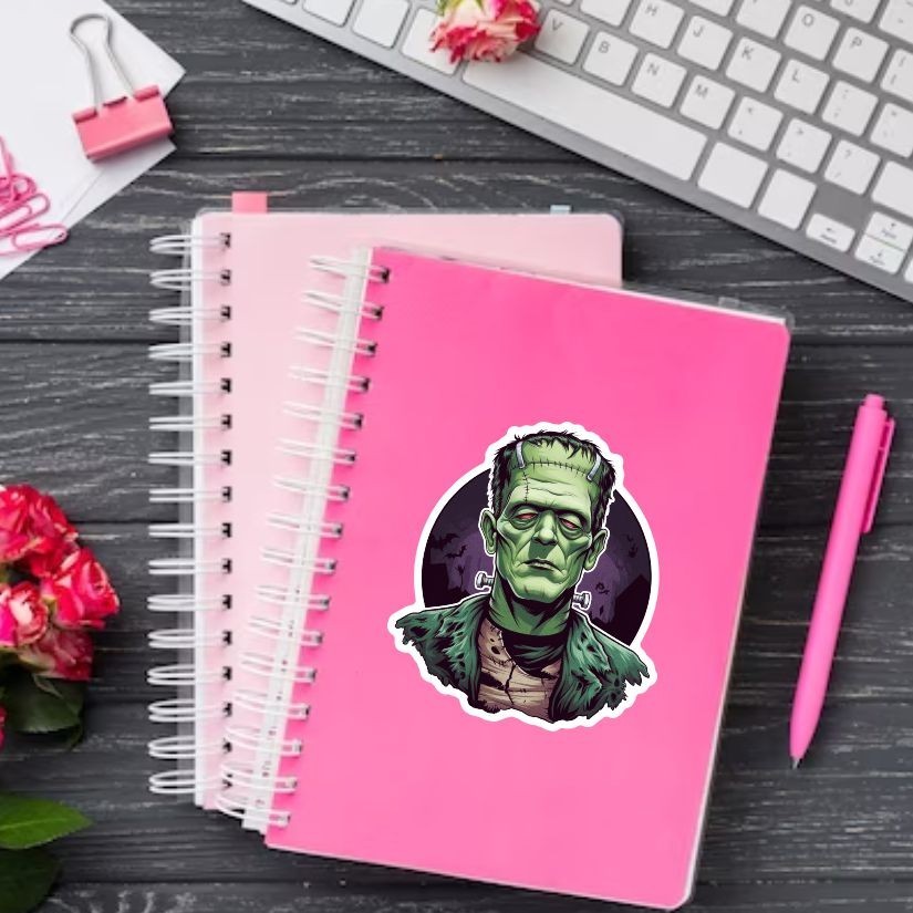 Frankenstein , Haloween, Sticker, Peel N' Stick, Different Sizes