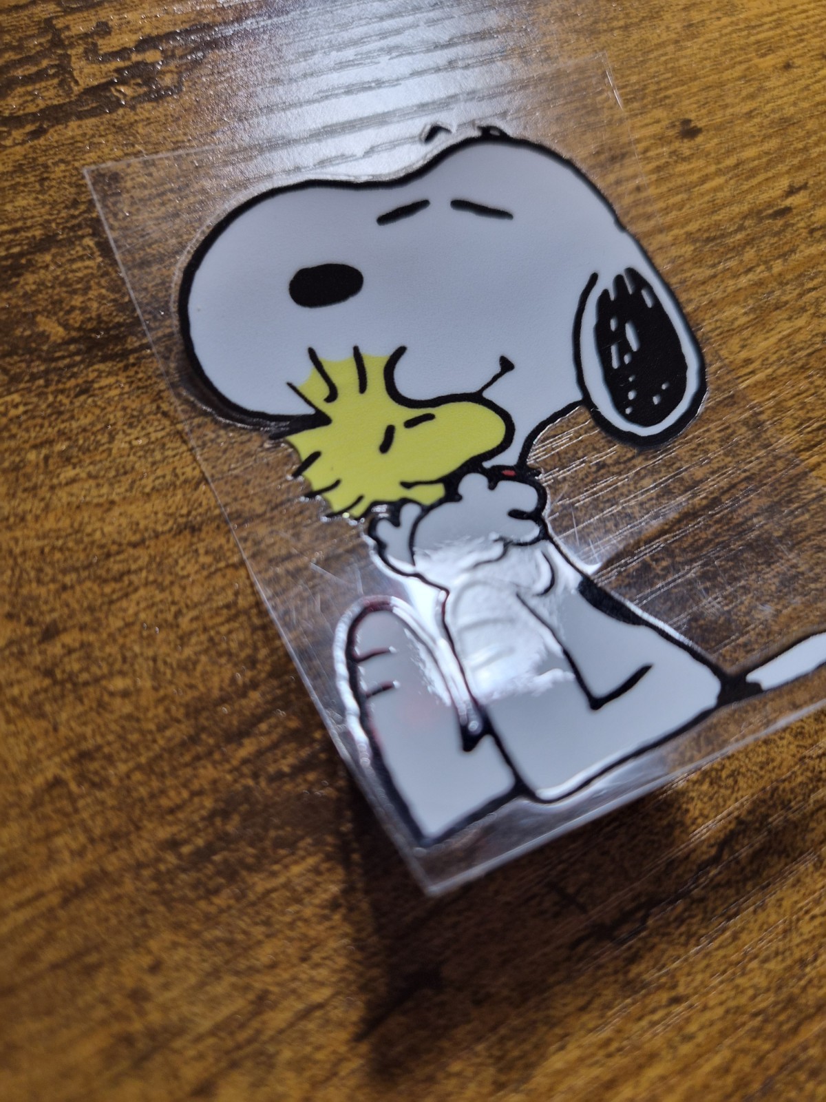Snoopy And Woodstock Peanuts High Quality UV DTF Raised Decal Sticker NOT VINYL