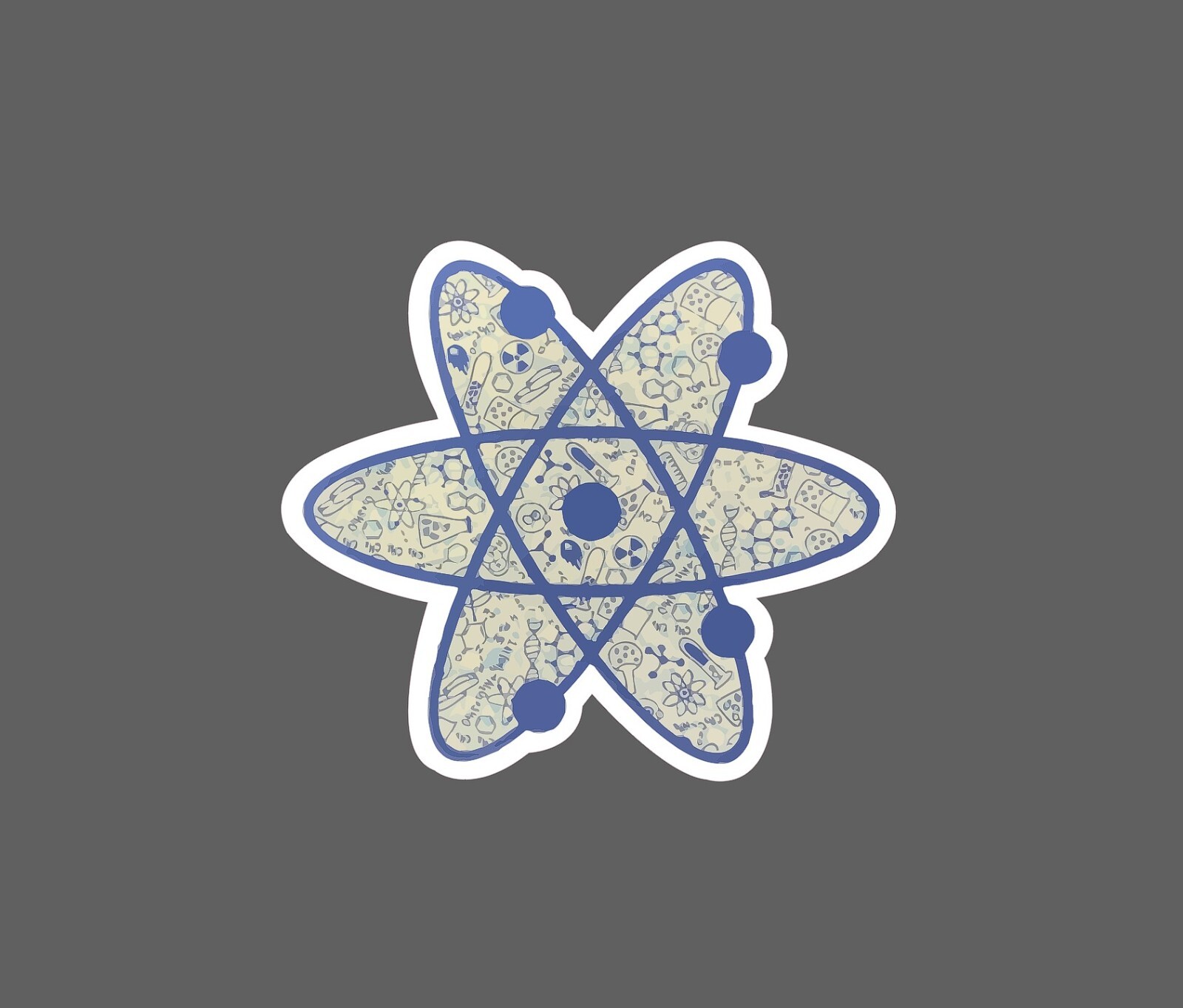 Atom Sticker Science Symbols Waterproof NEW – Buy Any 4 For $1.75 EACH Storewide