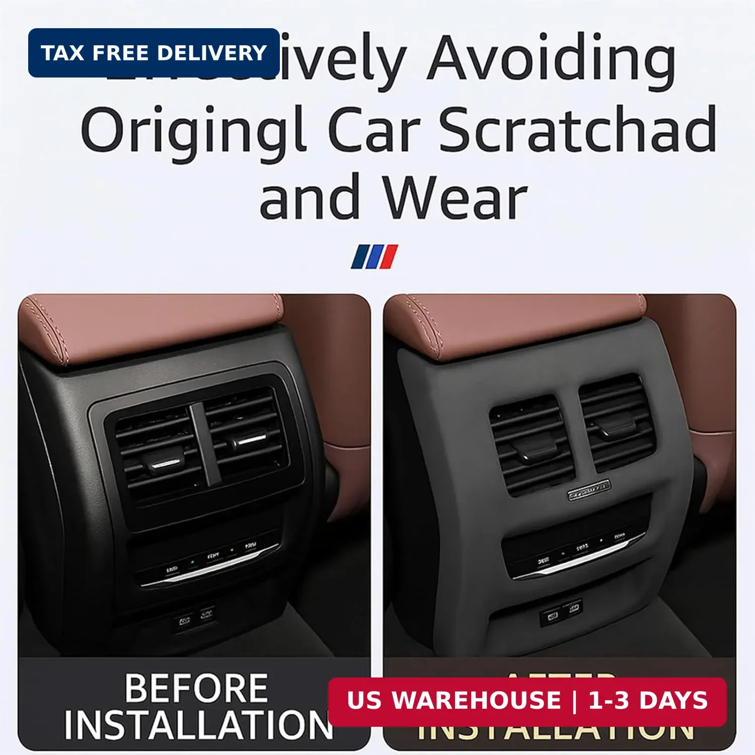 Self-Adhesive Suede Decorative Film for Car – Headliner/Dash/Door/Trunk | Stretc