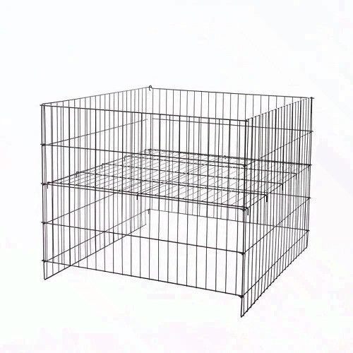 Econoco GTCECB 36" Square Economy Dump Bin Black Wire Retail Display Basket
