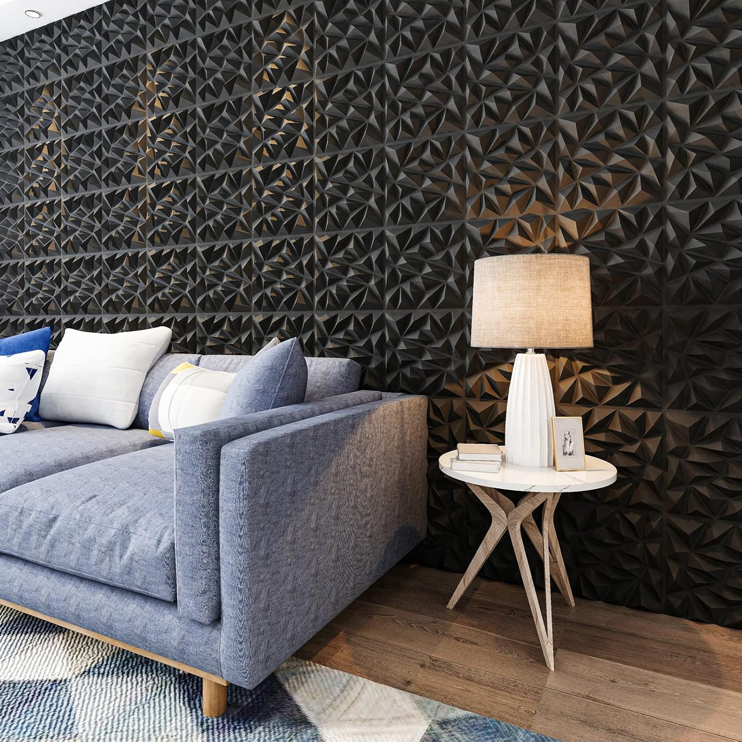 Art3Dwallpanels 33 Pack 3D Wall Panel for Interior Wall Decor, PVC Textured Wall