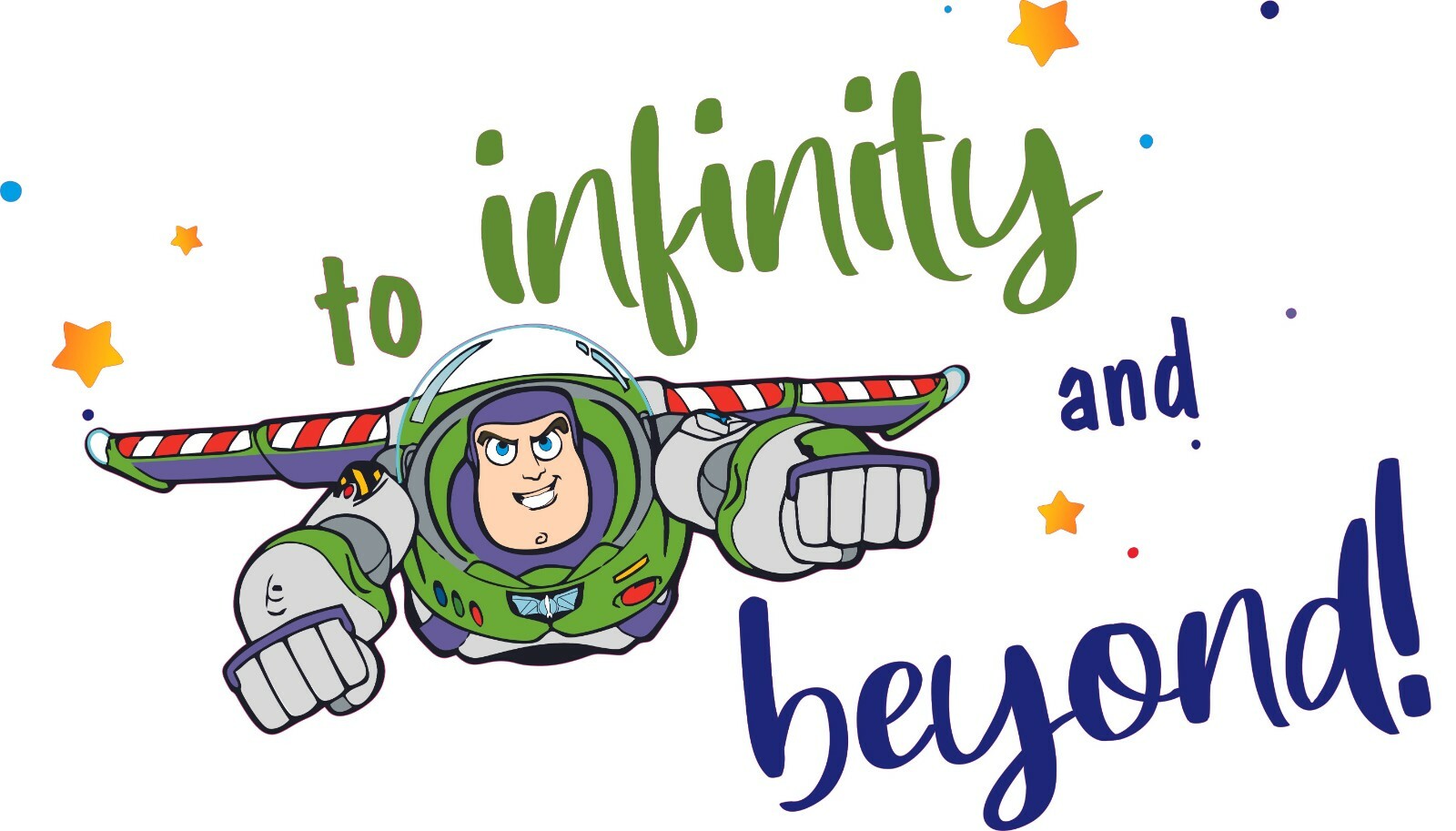 Vinyl Kids Bedroom Toy Story Buzz Lightyear Wall Decal – To Infinity And Beyond