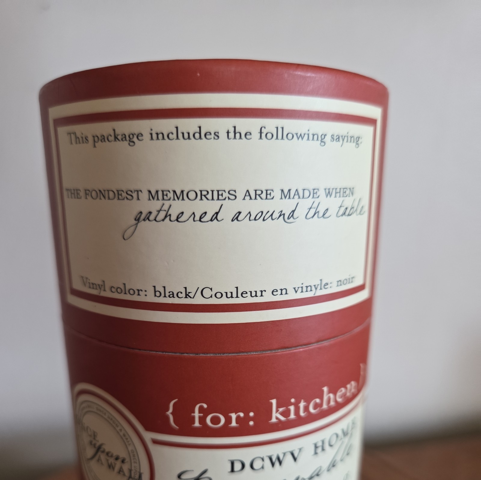 DCWV Home Removable Vinyl Wall Lettering NIB Once upon A Wall
