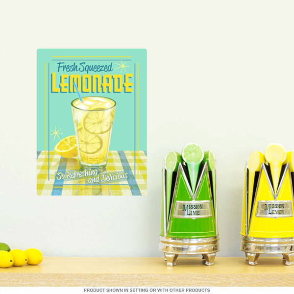 Lemonade Fresh Squeezed Wall Decal 12 x 16 Kitchen Removable Decor