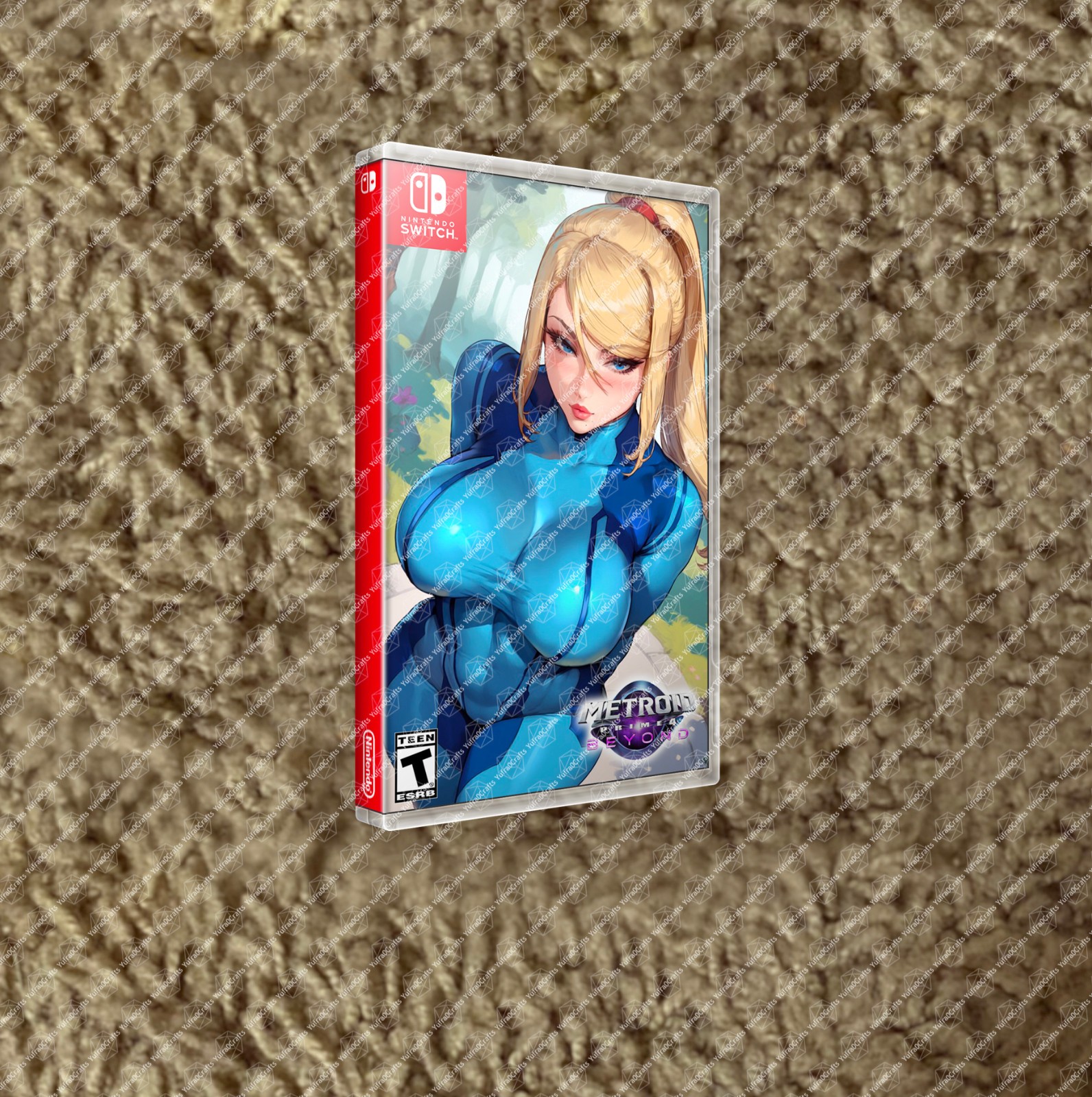 Metroid Beyond SWITCH | SWITCH 2 Edition CUSTOM COVER ART & C. CASE ONLY
