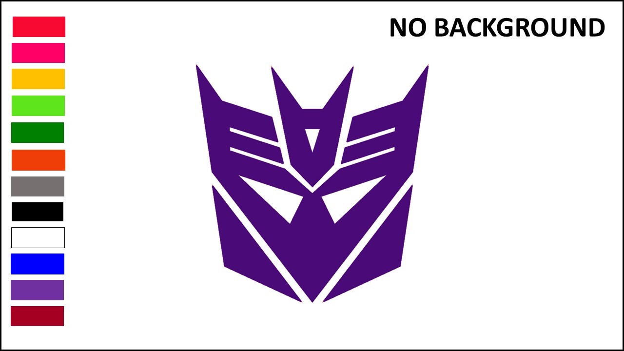 DECEPTICON TRANSFORMER CYBERTRON, Decal Sticker for Car, Window, Laptop, Tumbler