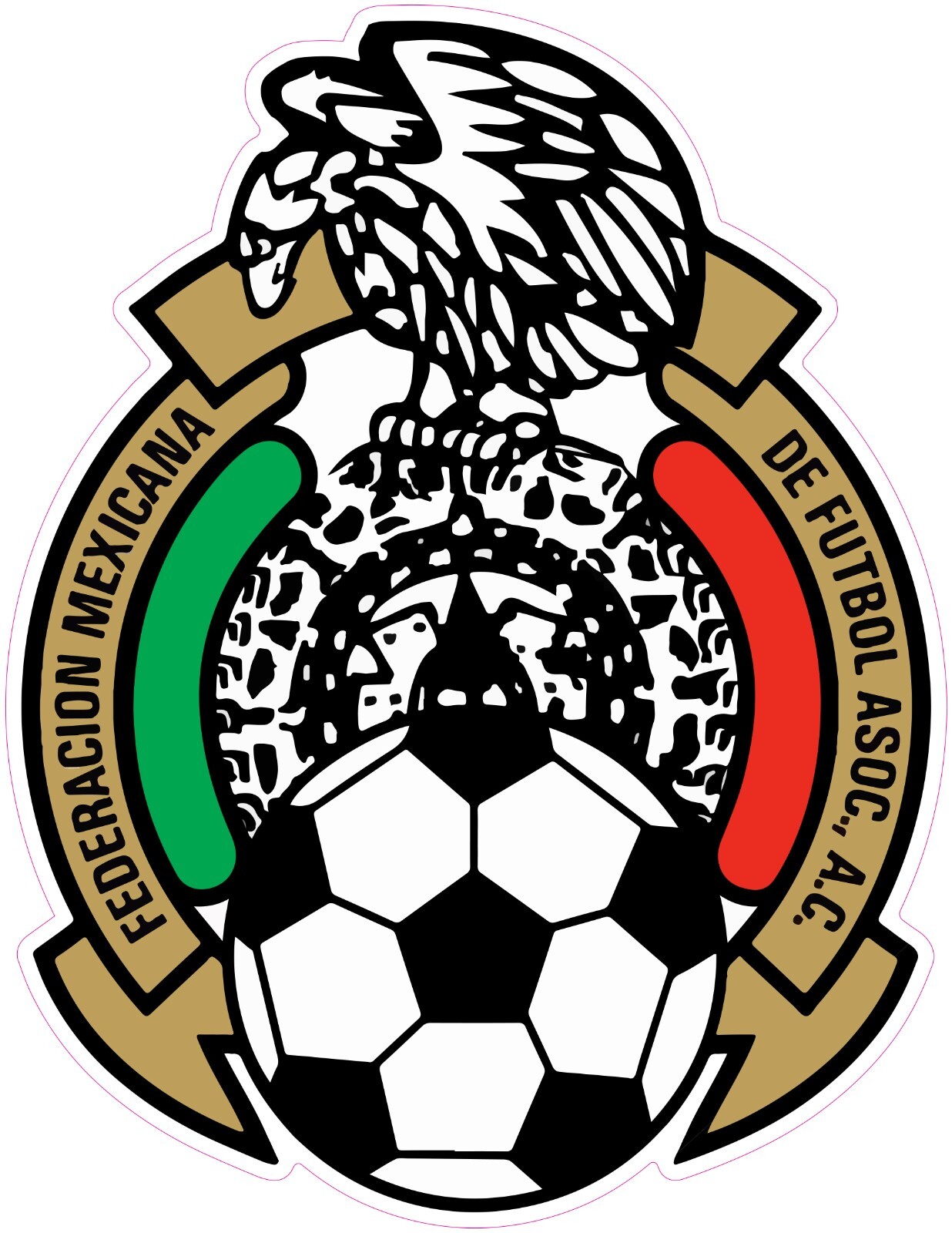 Mexico National Soccer Logo Vinyl Decal Sticker Car Truck Bumper Laptop Mug