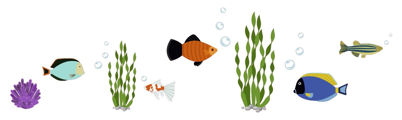 Vinyl Adhesive Kids Bedroom Living Room Aquarium Design Home Wall Decal Art 6×20