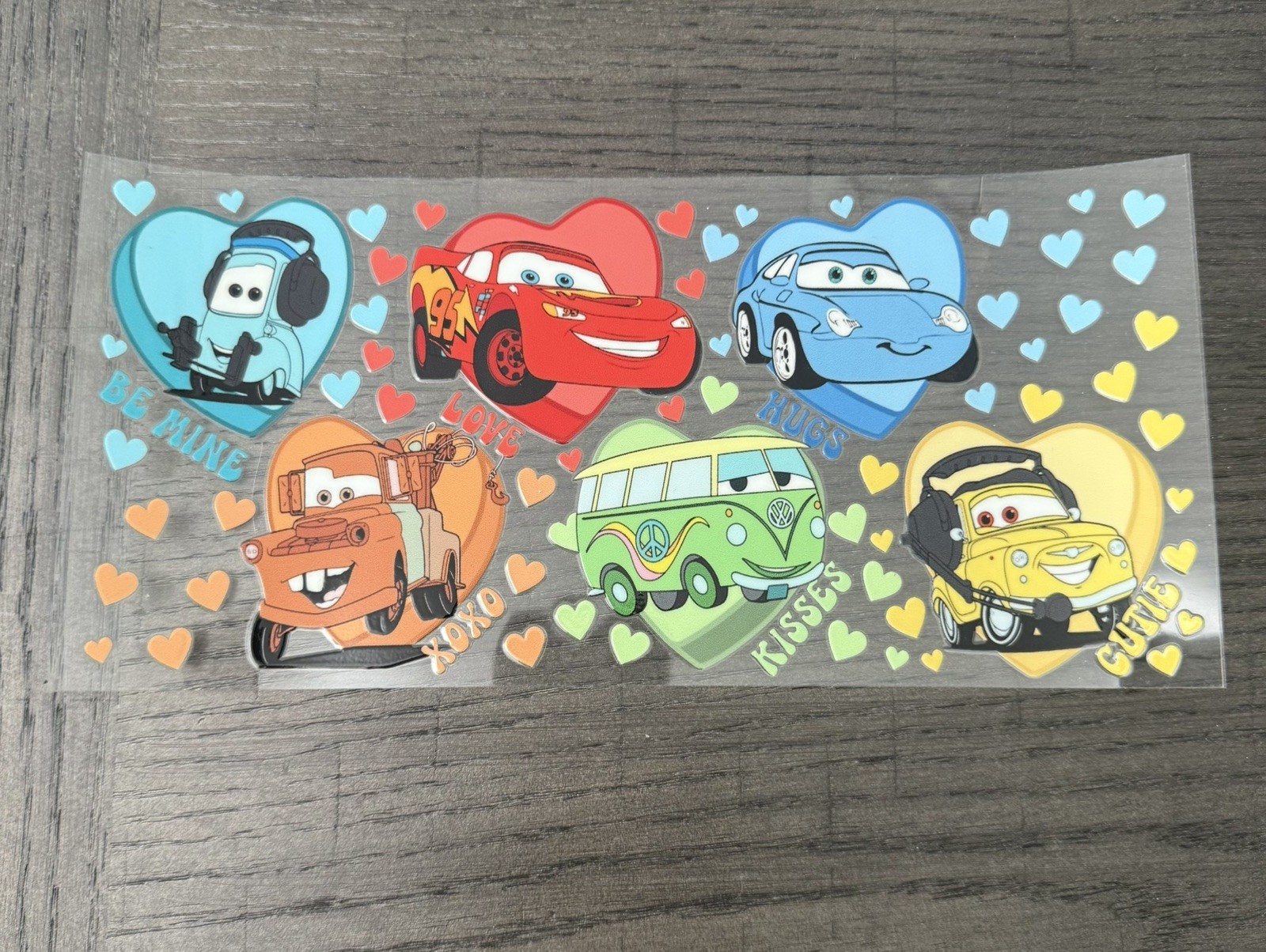 10 mix UV DTF 16 oz Cup Wraps Mostly Disney Villains Toy Story Cars New