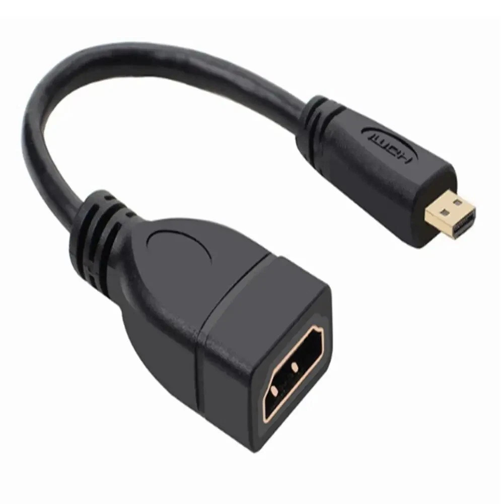 Micro HDMI to HDMI Cable Adapter Converter 4K GoPro HERO 7 6 Camera 60Hz