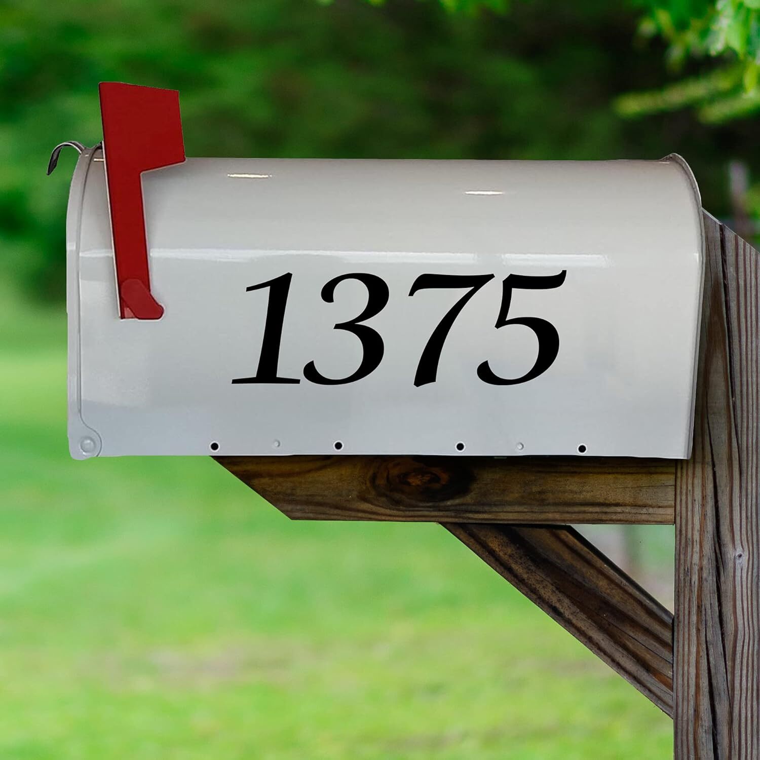 Customized Mailbox Numbers Decal – Personalized Street Address Vinyl CMB17