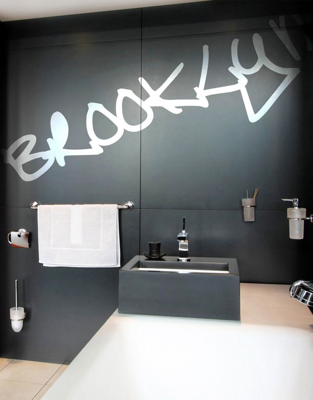 Brooklyn Sign Wall Decal Sticker. NYC, New York City, Urban Decor