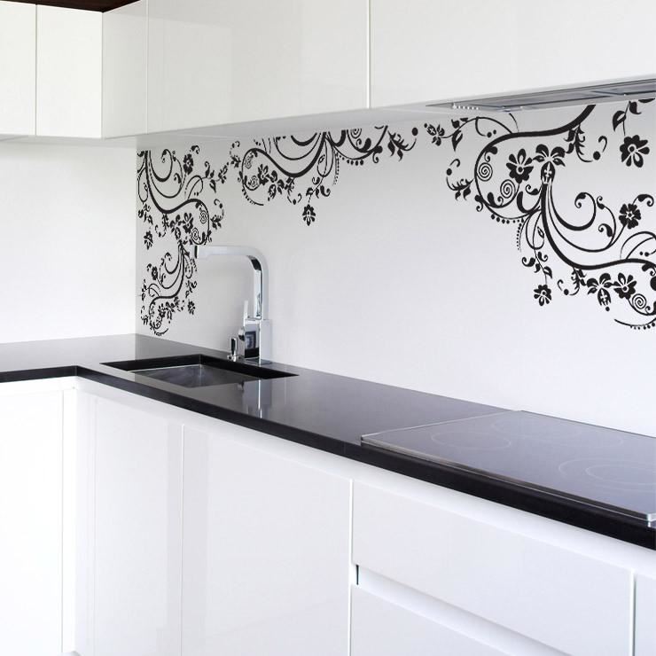 Stickerbrand Swirl Flower Floral Wall Decal Sticker Design Home Decor #262