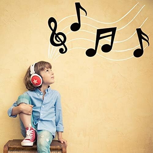 Lightweight 6-8 Inch Music Notes Cutouts – Thematic Decorations for Any Occasion