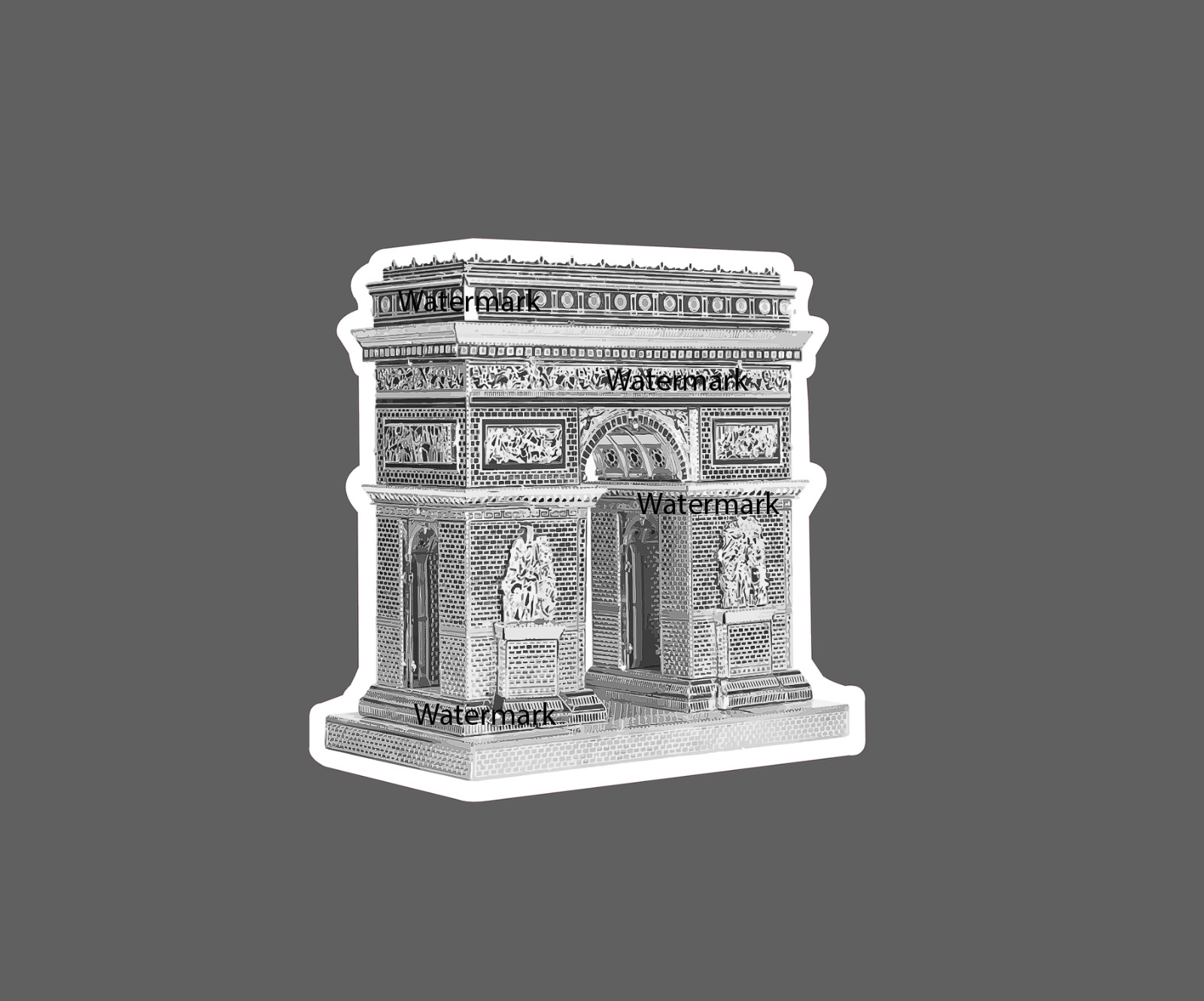 Arc De Triomphe Sticker Architecture NEW – Buy Any 4 For $1.75 EACH Storewide!
