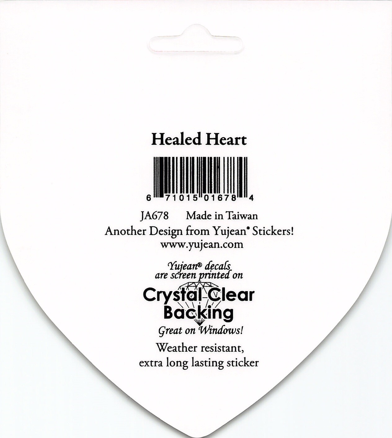 Healed Heart Evilkid Die-Cut Decal Sticker New Broken Bandage Love Repair