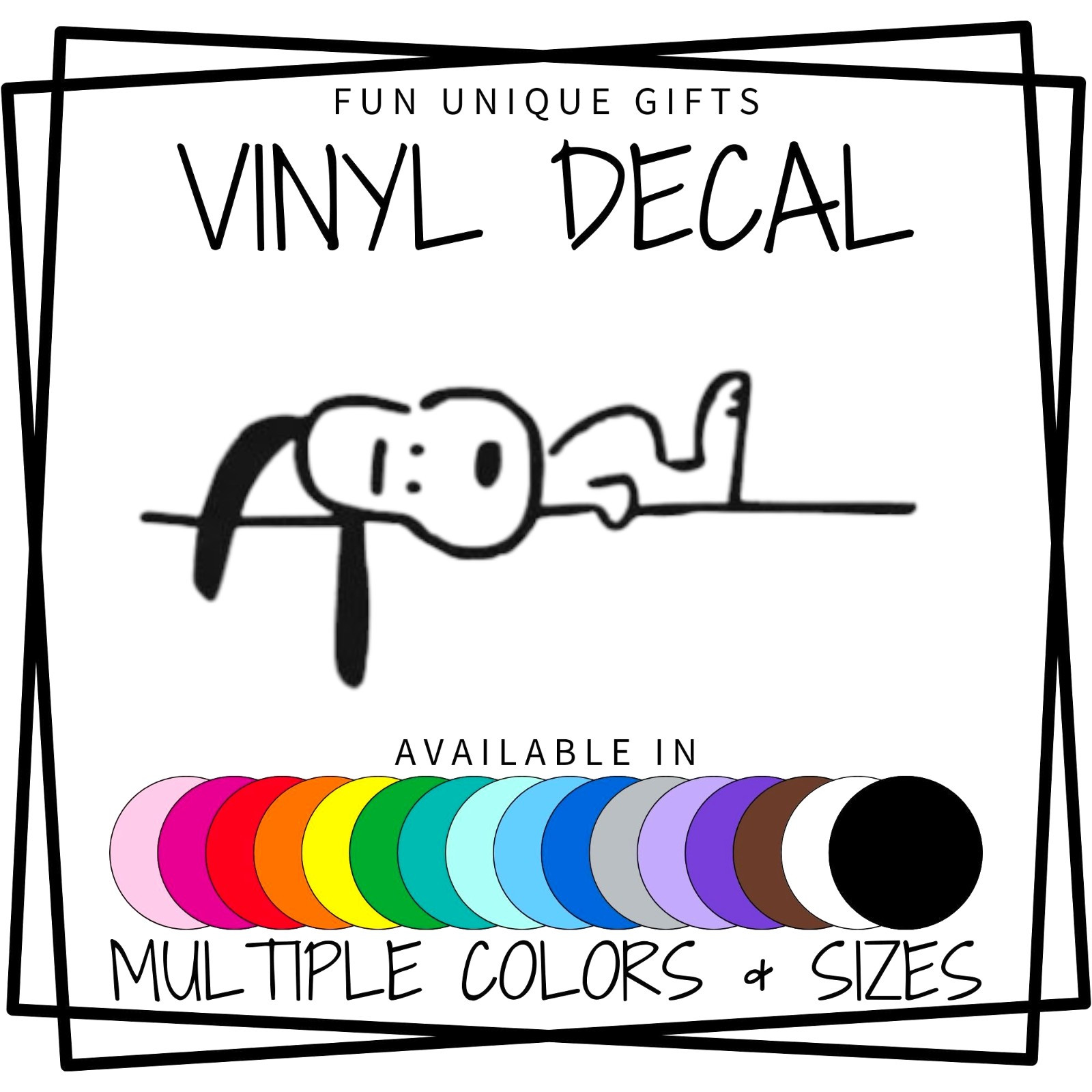 Snoopy Vinyl Decal Sticker -Multiple Colors & Sizes- FREE SHIPPING