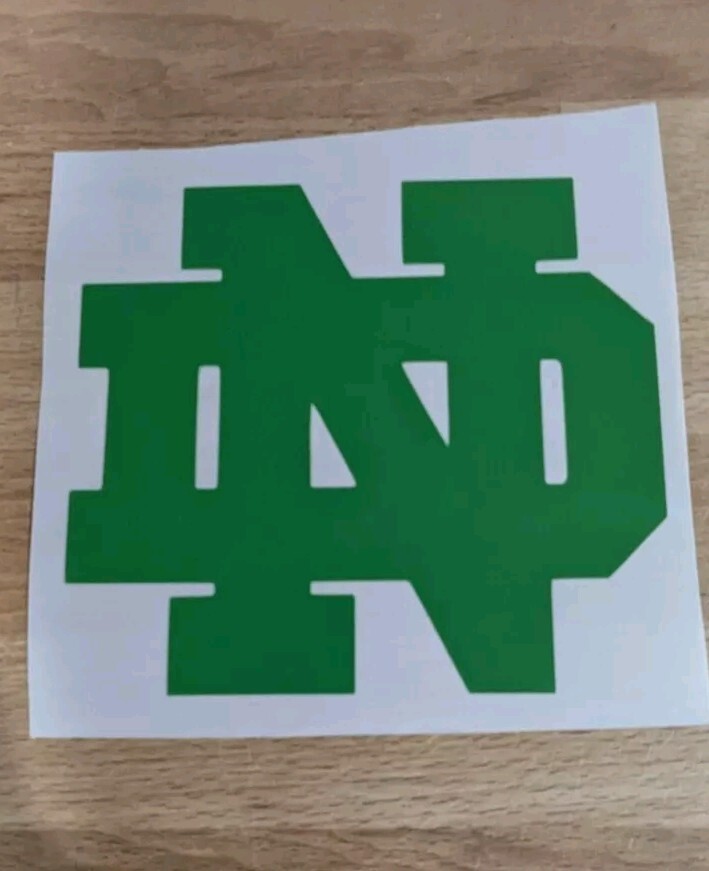 Notre Dame Fighting Irish vinyl decal