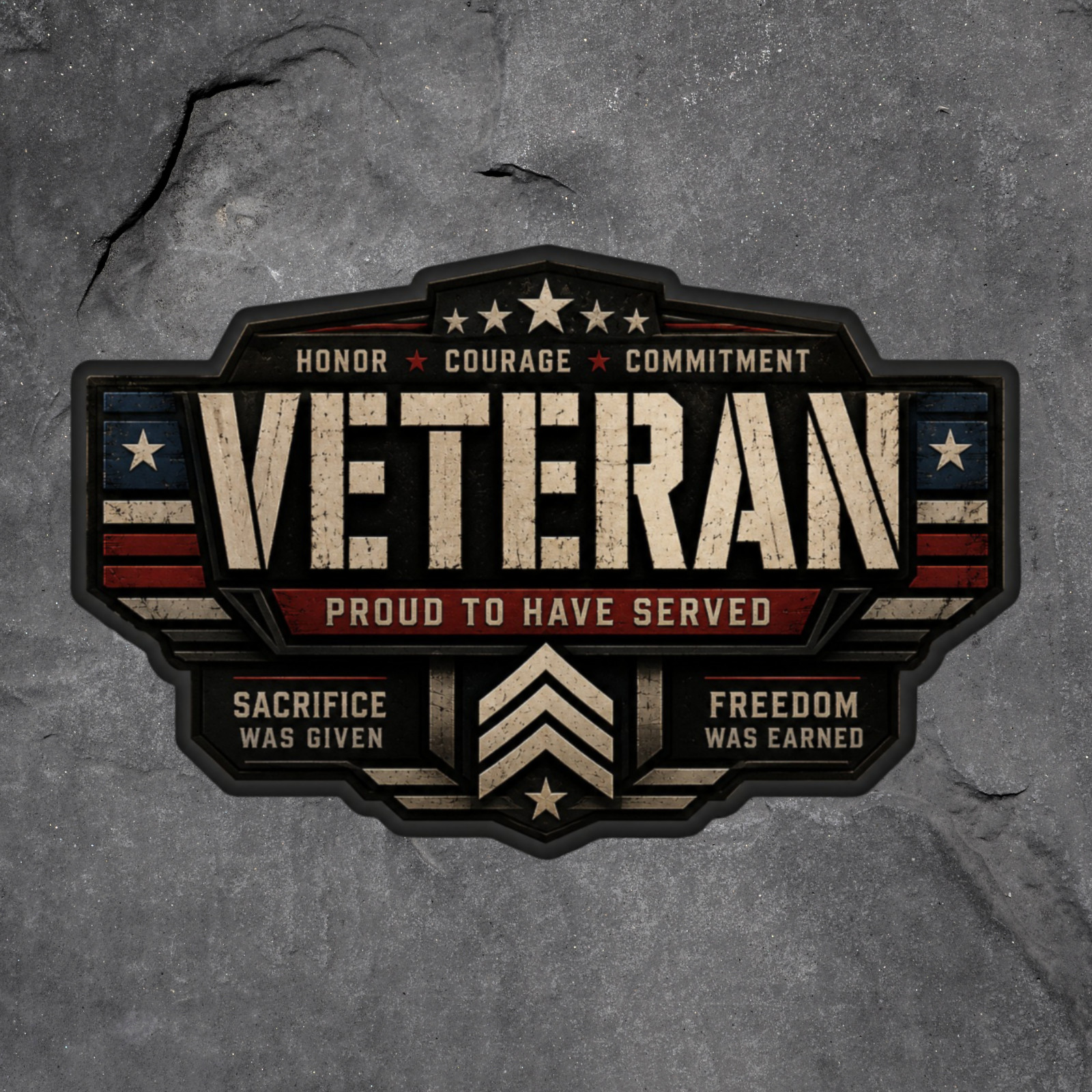 Veteran Sticker Vinyl Decal Infantry Military Army Soldier Patriotic USA
