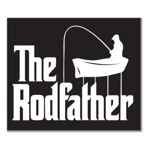 The Rodfather Black Vinyl Sticker – SELECT SIZE