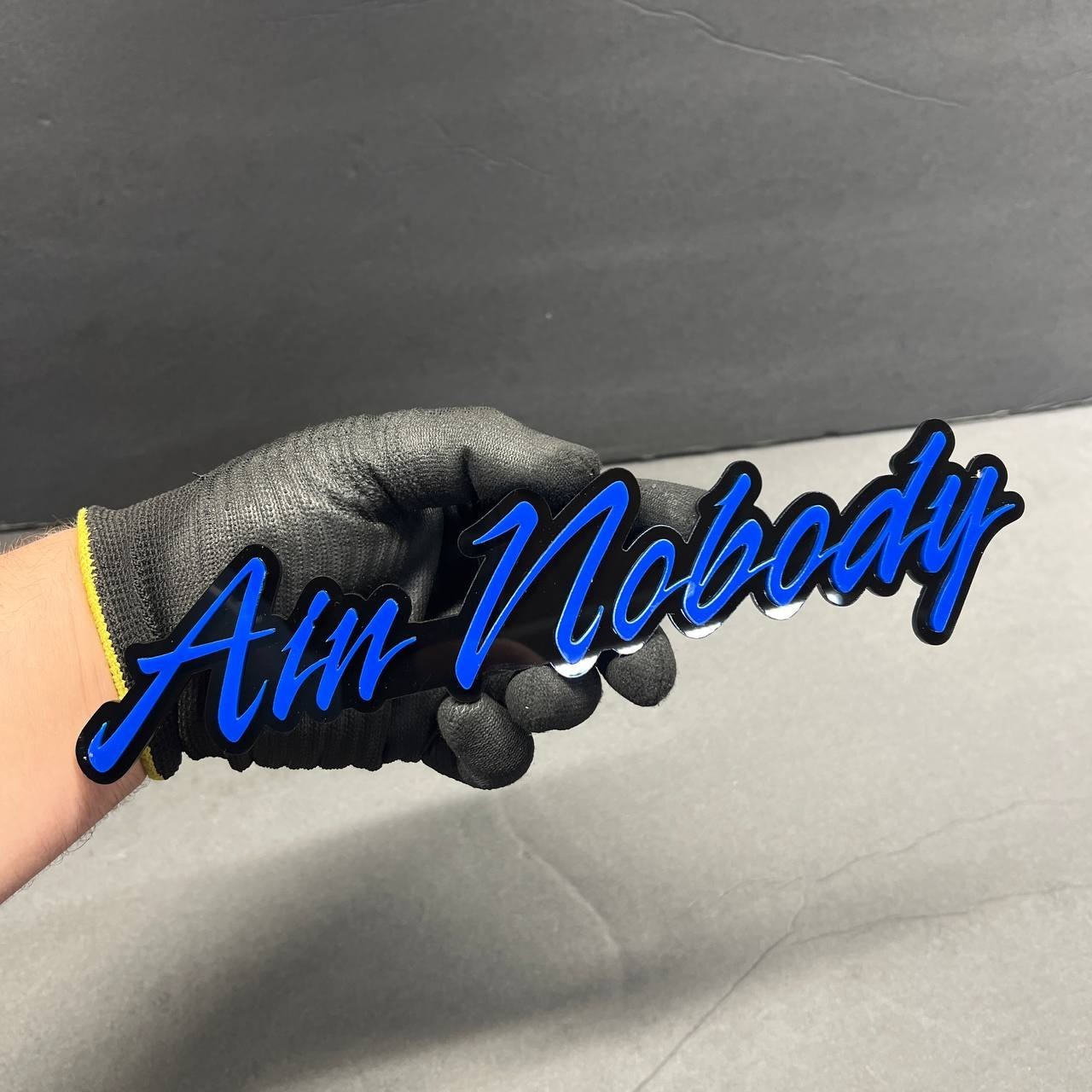 Custom Laser-Multicolor Personalized Name! Badge for Cars Cut 3D Acrylic Emblem
